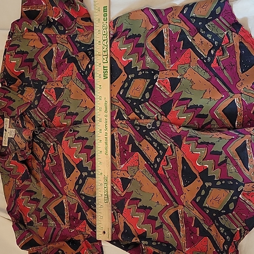 Vintage silk Shirt Jonathan Martin - Picture 8 of 9